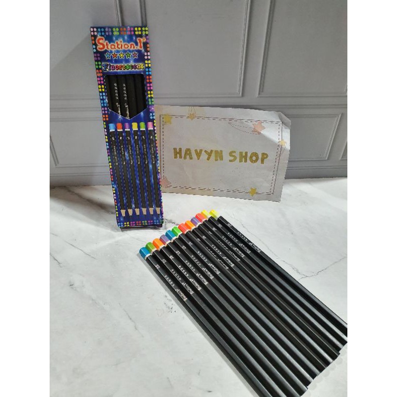 (12pc) pensil bola 2B/pensil karakter/pensil sepak bola/pensil karakter/pencil ball-3