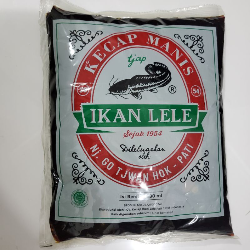 

Kecap Lele Kecap Manis Cap Ikan Lele 680ml (1kg)