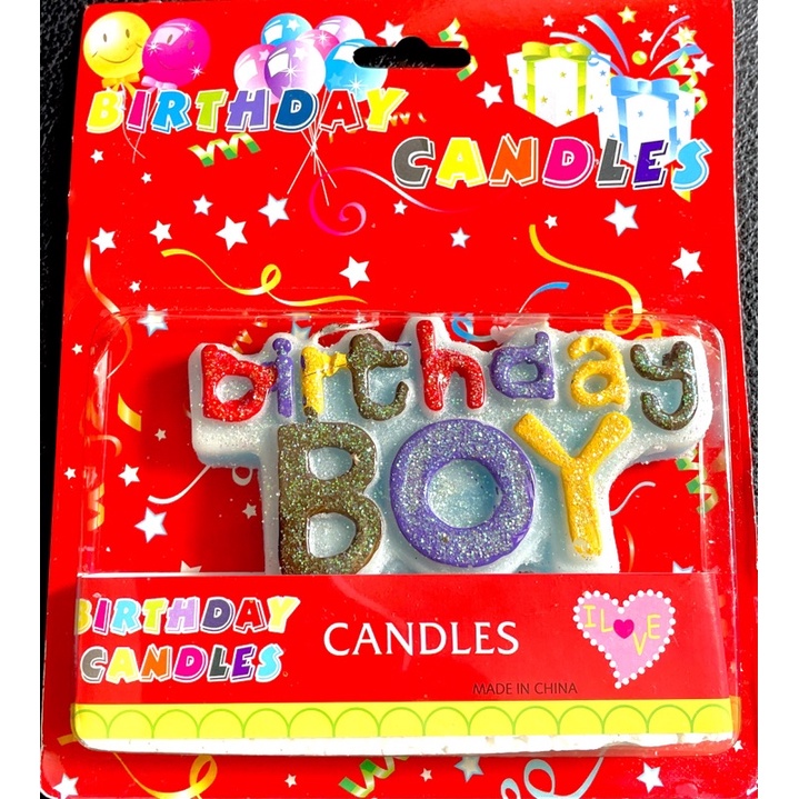 lilin ulang tahun glitter / lilin ulang tahun boy / candle birthday boy / lilin ulang tahun glitter