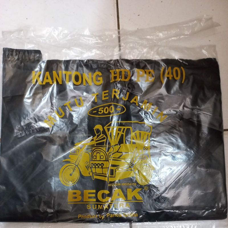 KANTONG KRESEK HITAM BESAR uk 40