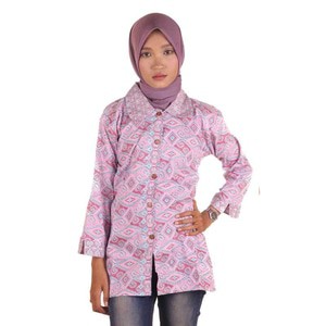 Blouse Batik I Blouse Kerja Wanita Batik I Blus Batik Wanita Lili
