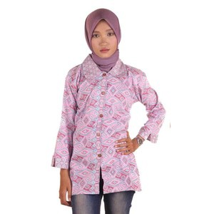 Blouse Batik I Blouse Kerja Wanita Batik I Blus Batik Wanita Lili