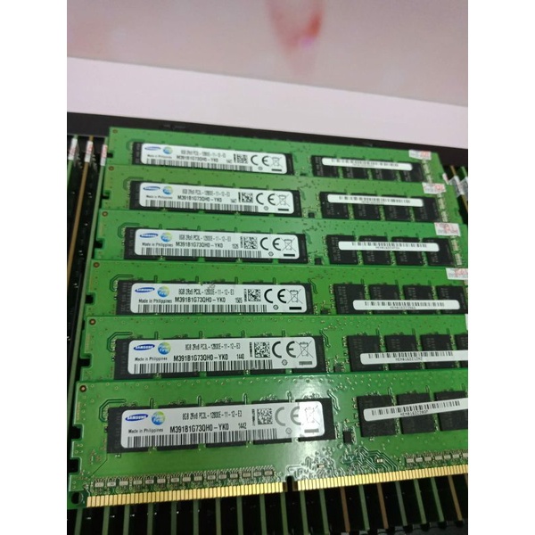 Memory Ram SERVER DDR3 8GB 2Rx8 PC3L-12800E ECC UDIMM Unbuffered khusus untuk pc server