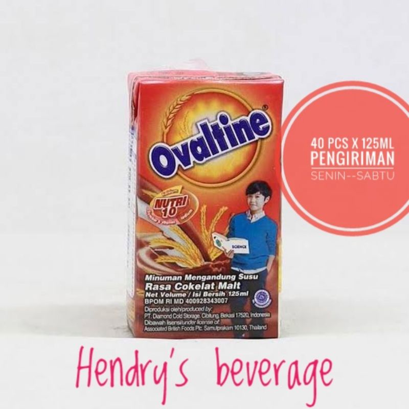 susu ovaltine uht 125ml / susu uht ovaltine