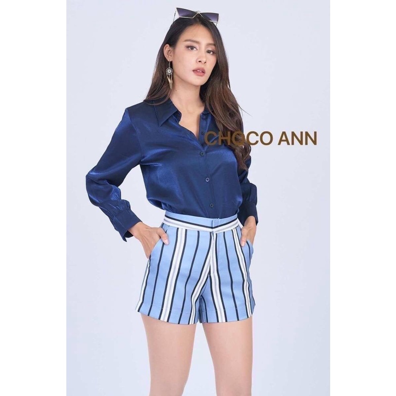 KEMEJA SATIN VNA BY CHOCO ANN PREMIUM / KEMEJA KERJA / KEMEJA KANTOR / KEMEJA CASUAL 100% ORIGINAL IMPORT BANGKOK