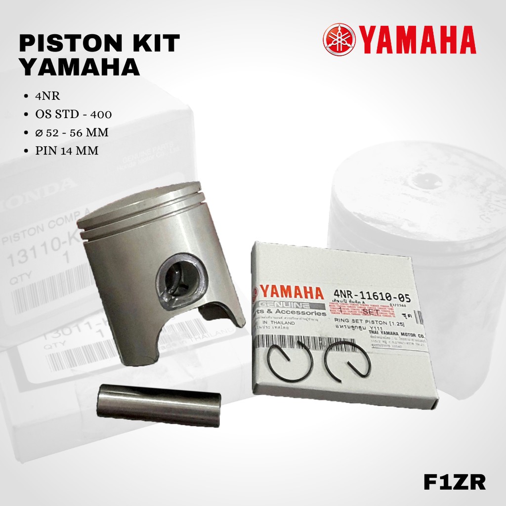 Seher Piston kit F1 pin 14 os 25 - 400 yamaha