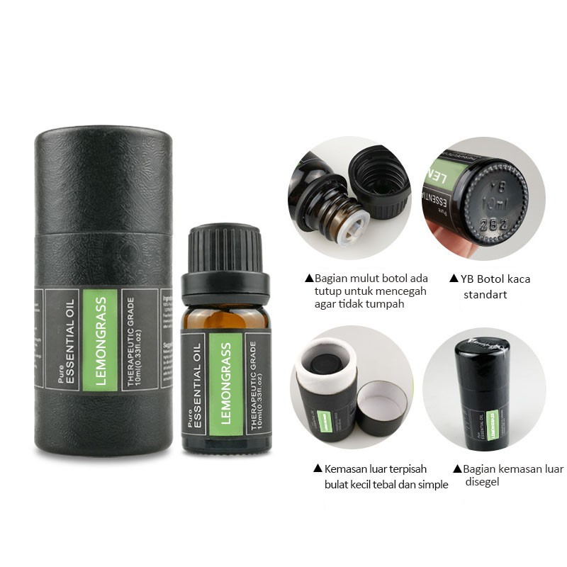 Essential Oil/Aromatherapy/Aroma Terapi/Minyak Essensial/Pengharum Ruangan-10ml