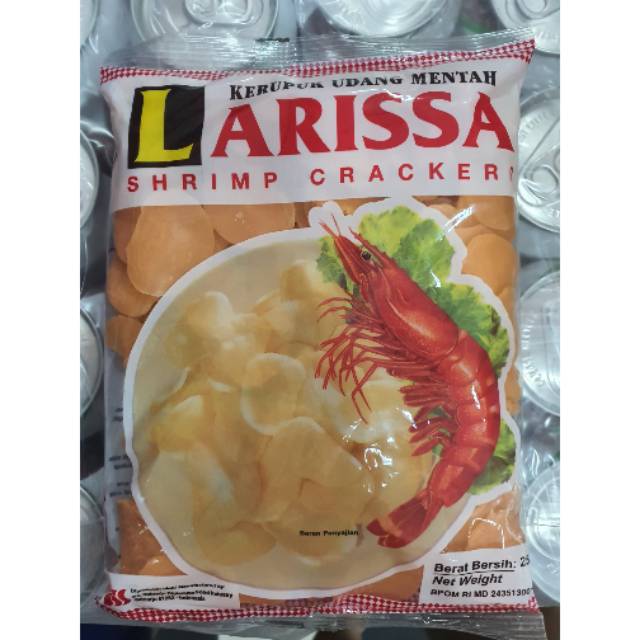 

Kerupuk Udang Mentah LARISSA 500gr