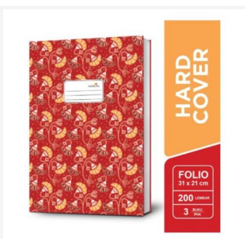 [TOSERBA_EMAK ] - BUKU HARD COVER/BUKU HC/BUKU AKUNTASI FOLIO 200 LBR PAPERLINE