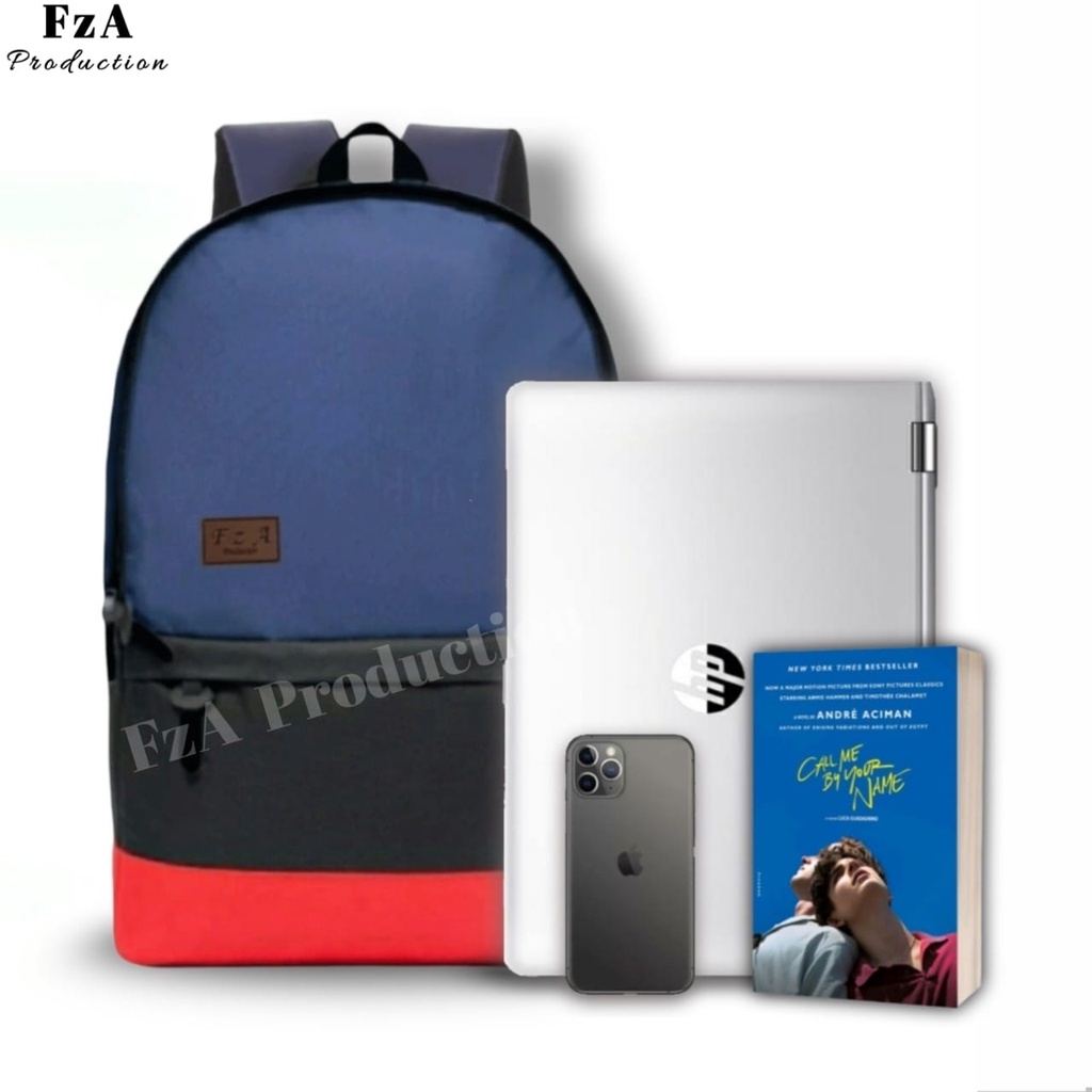 FzA Official - Tas Ransel Gendong Laptop Distro Sekolah Kuliah Pria Wanita Backpack Murah Original Tas Punggung Laptop