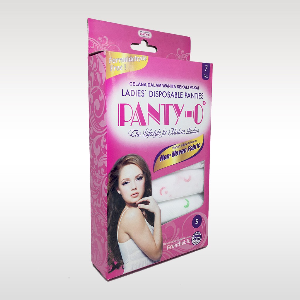 Panty-O Celana Dalam Wanita Sekali Pakai / Disposable Panties Underwear Isi 7Pcs