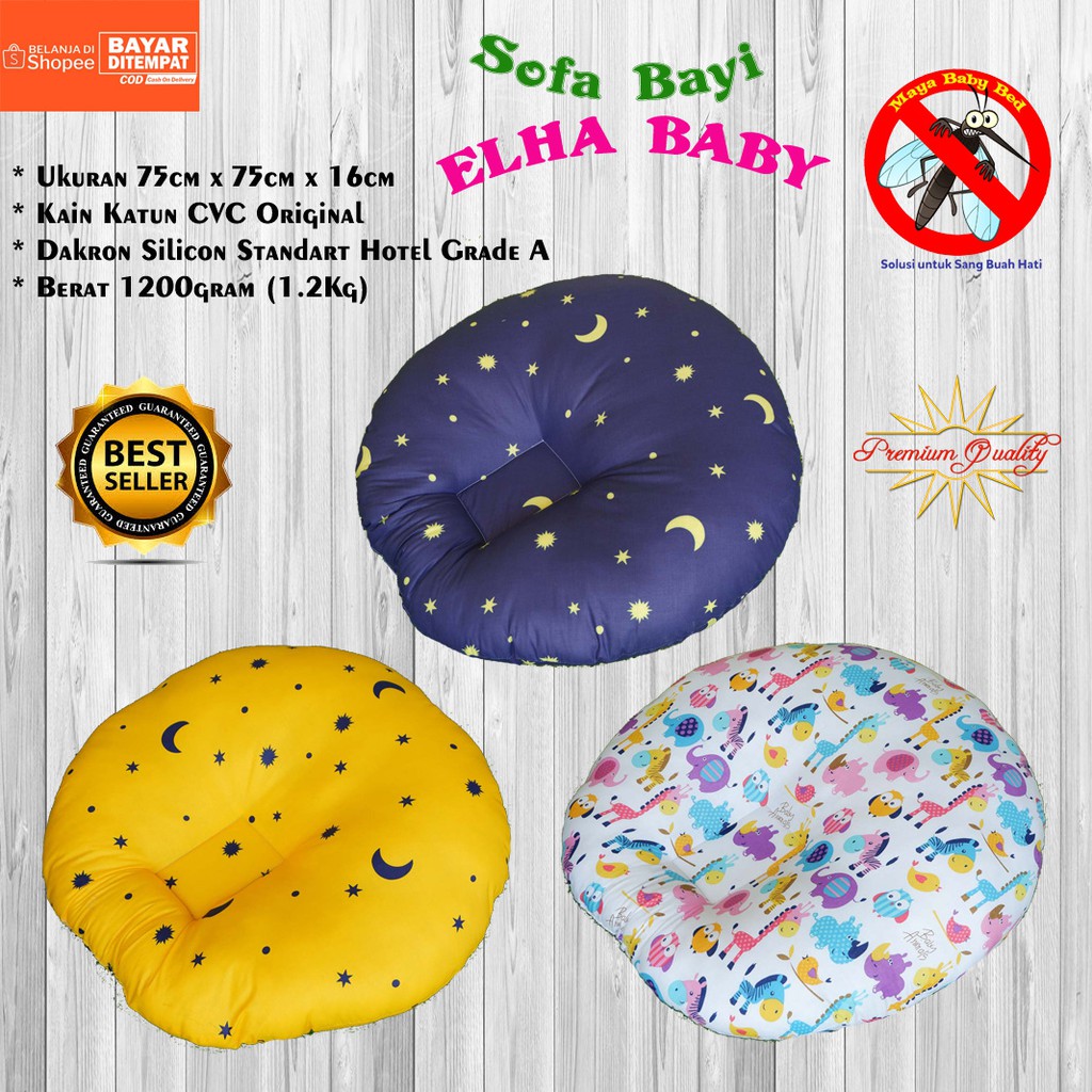 Jual Sofa Bayi Belajar Duduk (Sofa Bayi Newborn) Shopee Indonesia