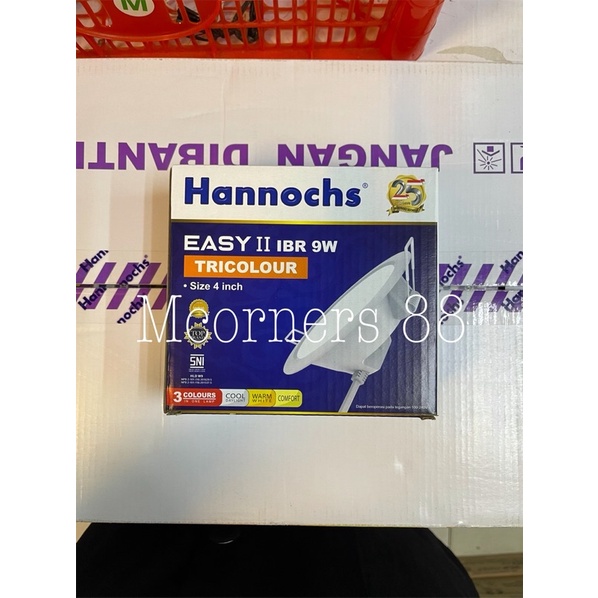 Hannochs Downlight LED Tricolor 9 Watt Easy II IBR