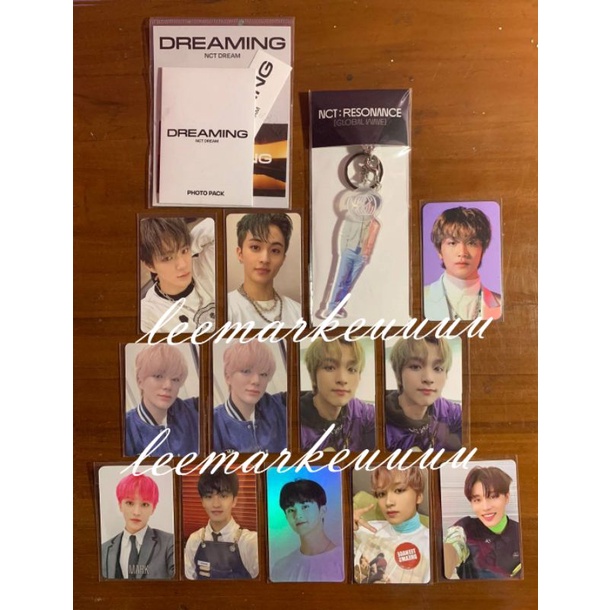 Md Luggage Dreaming Jeno A ver Mark B ver, Haechan NCT 2020 Beyondlive Resonance Acrylic Keyring, Je