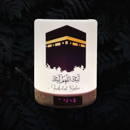 MEMORI 16 GB Speaker Alqur'an 30 Juz + Lampu Hias dan Lampu Tidur + Bluetooth