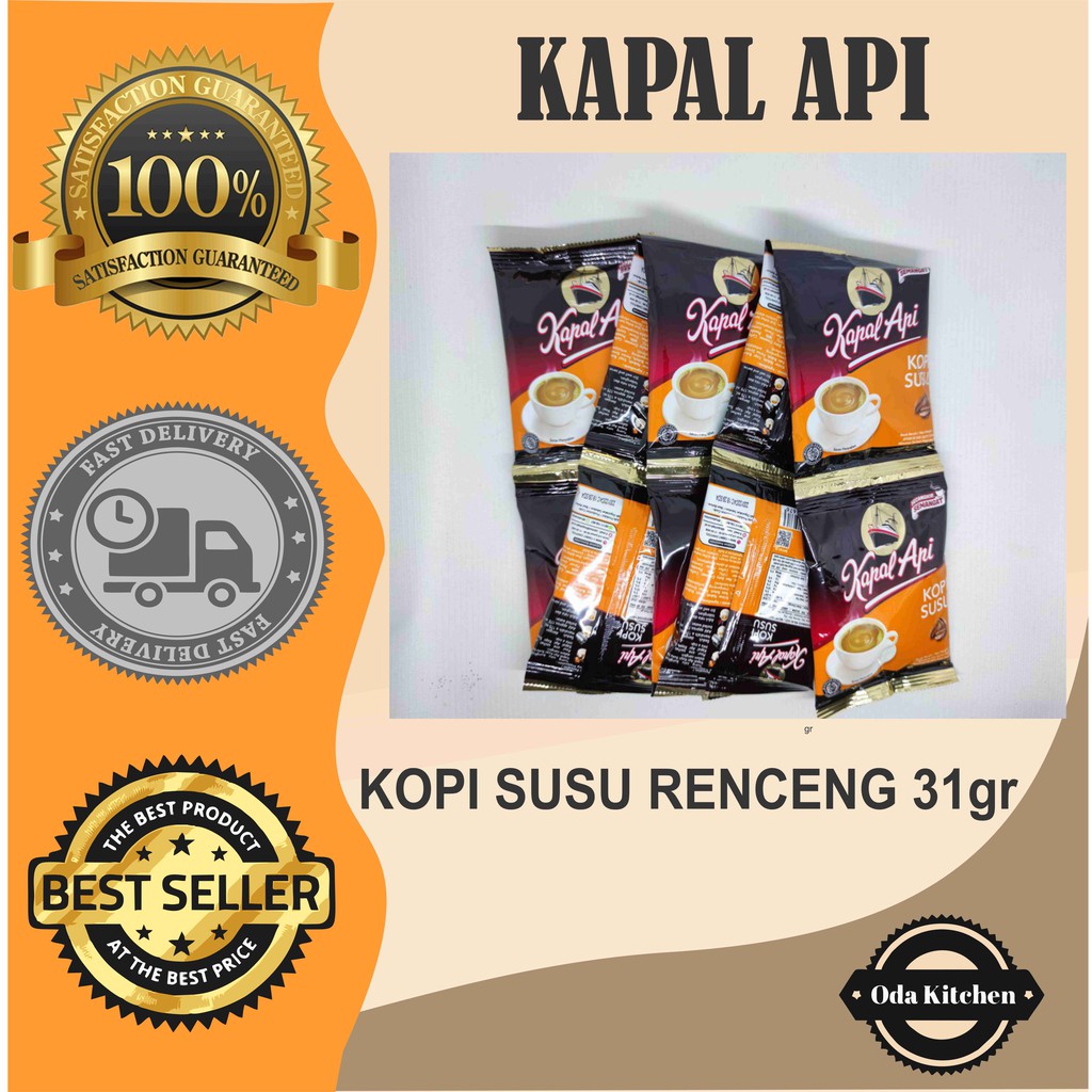 

KAPAL API KOPI SUSU RENCENG 10X31gr