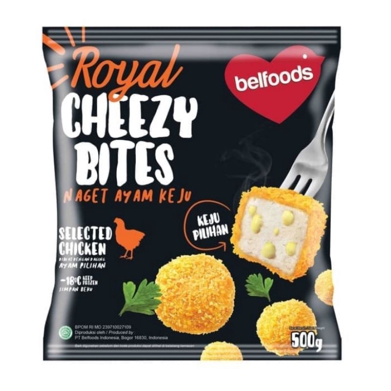 

Ayam isi keju / Belfoods cheezy bites 500 gr