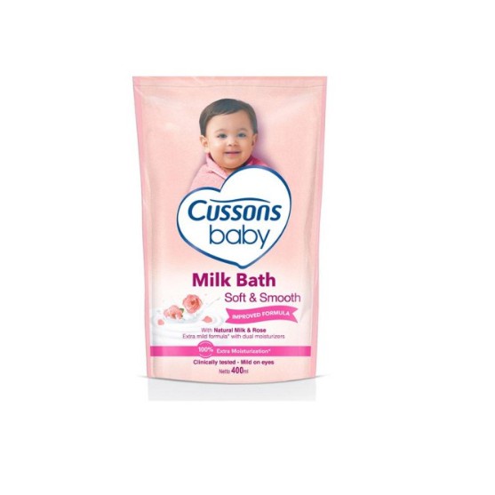 Cussons Baby Milk Bath Soft &amp; Smooth refill 400ml