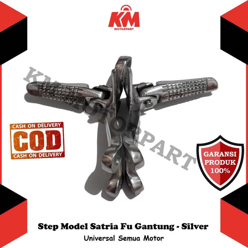 Pijakan Kaki Motor FootStep Gantung Model Fu Foot Step Belakang Power Fu Sepasang Universal Motor