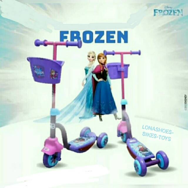 SCOOTER RODA 3 ANAK DISNNEY FROZEN OFFICIAL LICENCED OTOPED