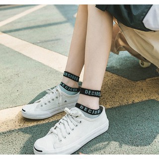 TIKTOK - D2018 Kaos Kaki Pendek / Socks / Kaos Kaki Semata Kaki / Kaos Kaki Korean Style / Kaos Kaos Decided / Kaos Kaki Fashion / Kaos Kaki Korea