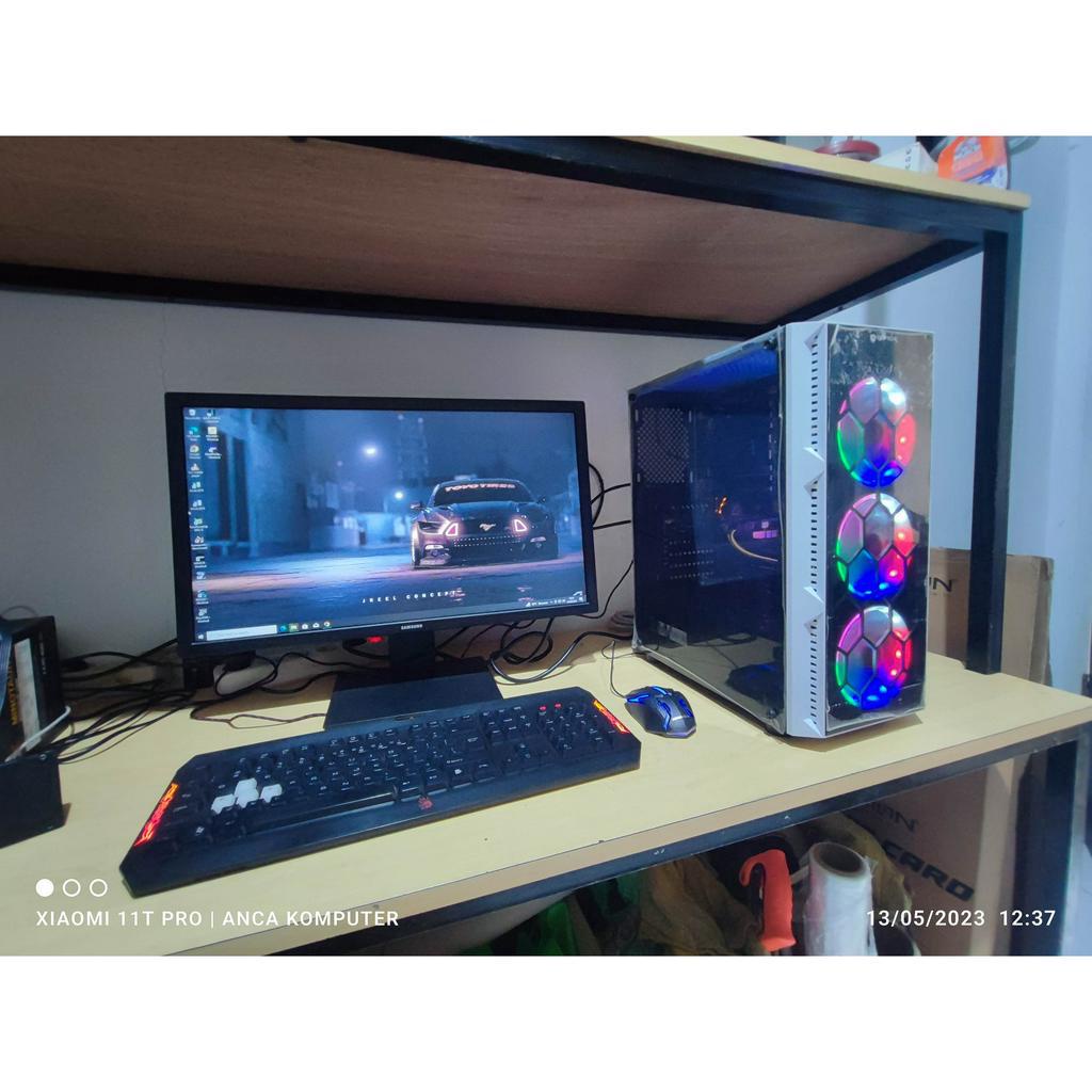 PC RAKITAN GAMERS,RENDER,STREAMING RYZEN 5 2600 FEAT GTX 1660 SUPER NEW
