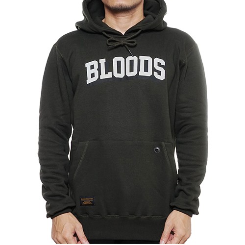 Bloods Sweater Hoodie Hook  02 Green Army