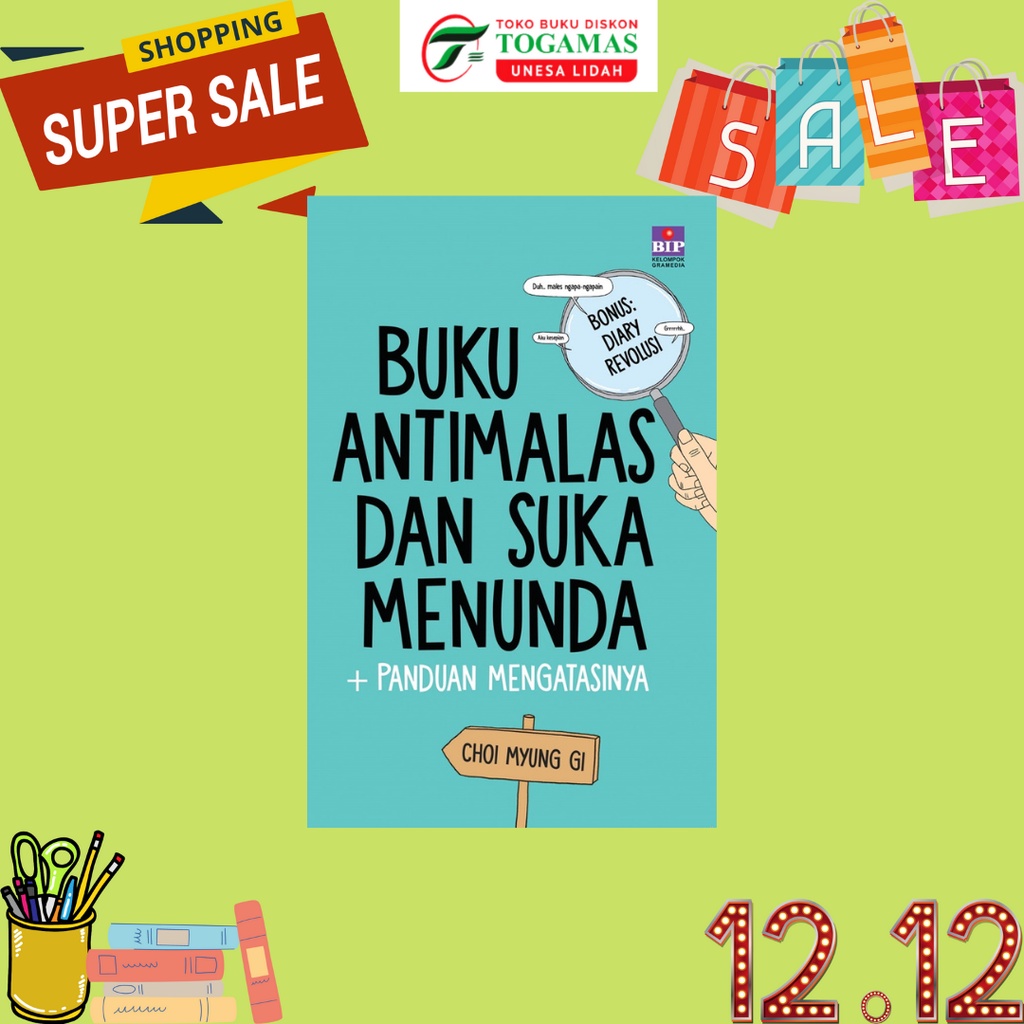 BUKU ANTIMALAS DAN SUKA MENUNDA KARYA CHOI MYUNG GI