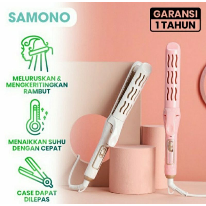 Catokan Rambut Straightening and Curling Samono SHS002