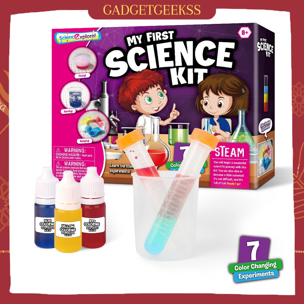 My First Science Mainan Eksperimen Sains Campur Warna DIY Mixed Color Mainan Edukasi Science Explore Set