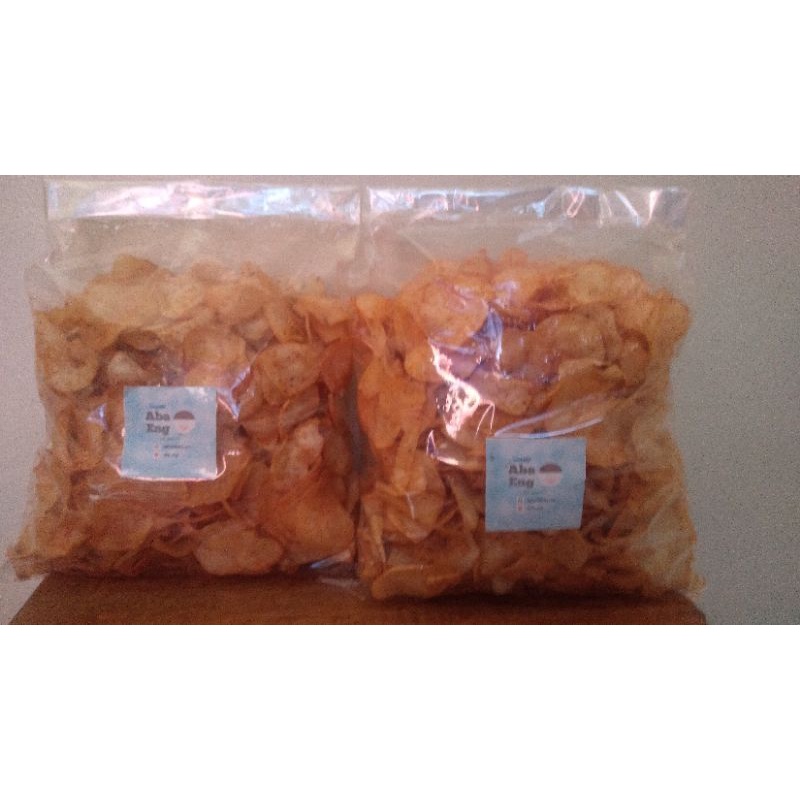 

Keripik singkong pedas dan gurih