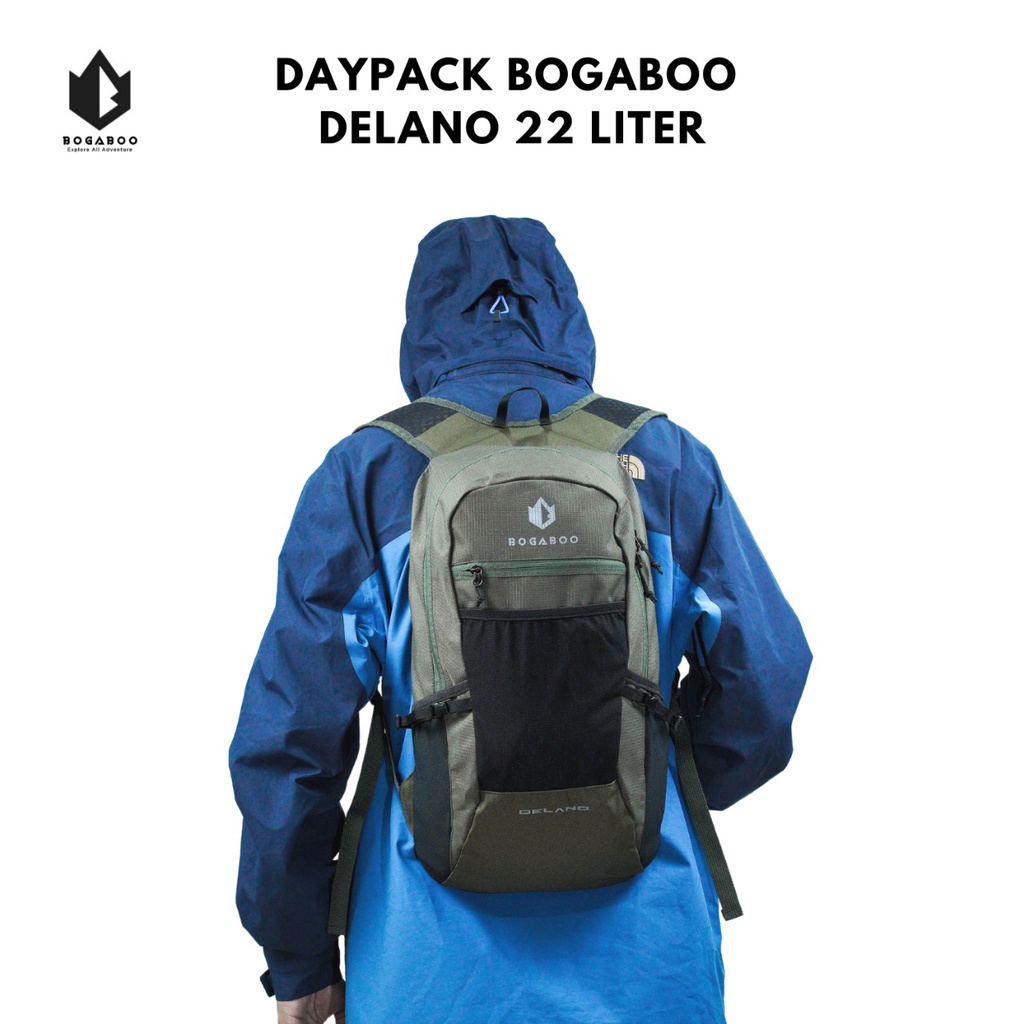 Tas Ransel bogaboo delano 22 Liter - tas sekolah- Tas Muncak  summit - daypack ultralight - tas Hiking ultralight