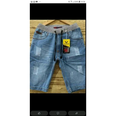 celana pendek jeans rip