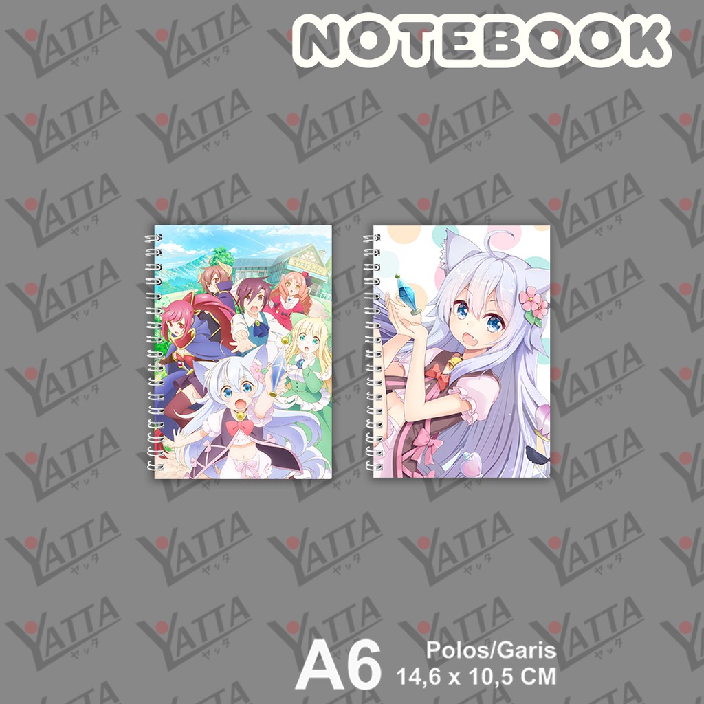 

Notebook Anime ukuran A6 10,5 cm x 14,8 cm Cheat Kusushi no Slow Life