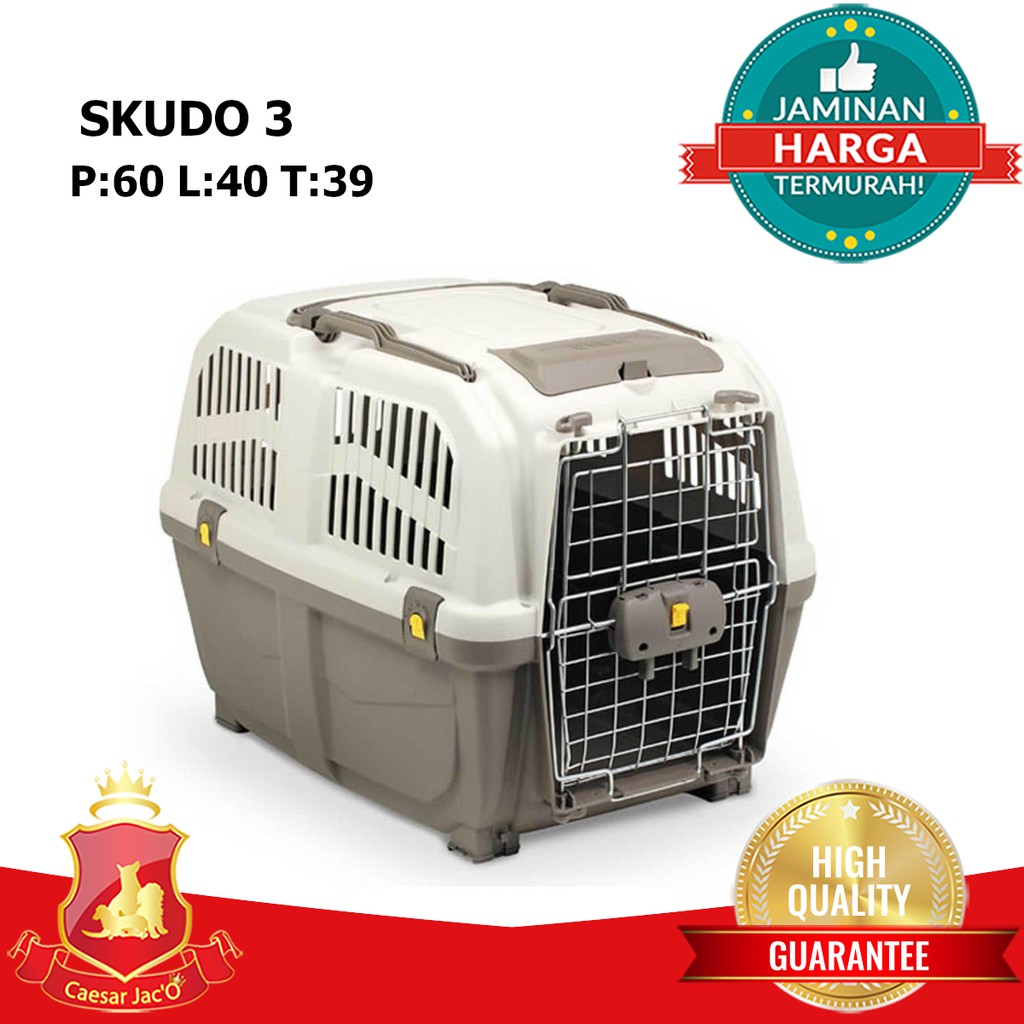 Pet Cargo Carrier Travel High Quality SKUDO 3 Hewan Anjing Kucing