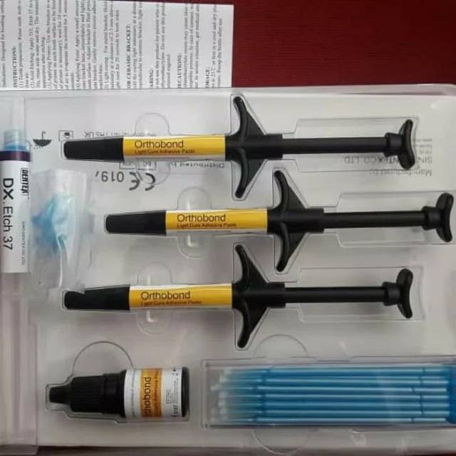 Dental Lem Bracket Ortho Behel Lem behel Dentex Light Cure / Orthobond Dentex Adhesive Orthodontic
