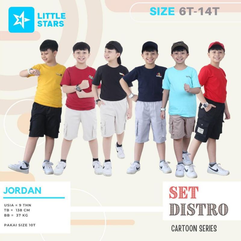 SET DISTRO CARGO PANTS By Little Stars