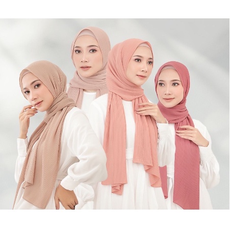 PASHMINA PREMIUM PLISKET FULL CERUTY BABYDOLL REMPEL SHAWL PASHMINA CERUTY