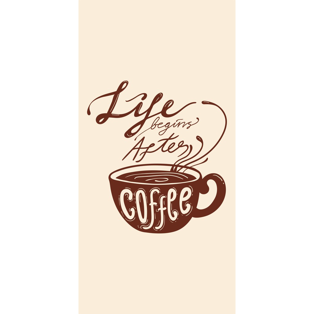 Poster Quote Kopi Hiasan Dinding Quote Coffee Shopee Indonesia
