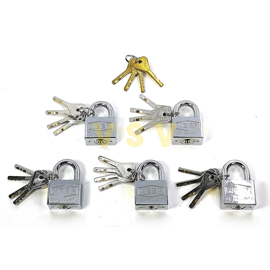 KEEP master key 40mm 5 pcs / Gembok Master / Gembok keep gembok rumah