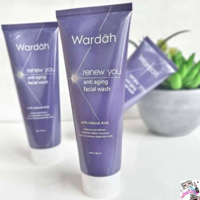 ☃Cutezz_Ching1☃New!!! Wardah Renew You Anti Aging Facial Wash 100ml