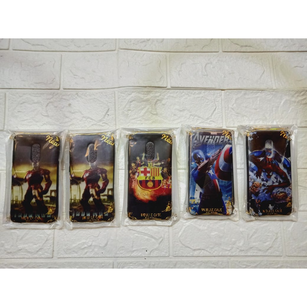 Case Handphone Redmi Note 4X Motif Kartun Ironman, Bola FCB realpict