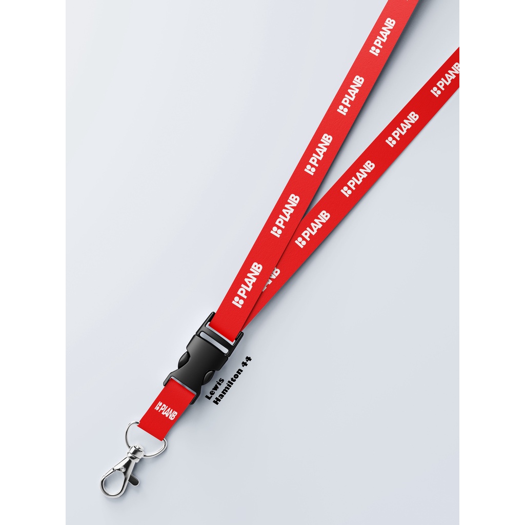 

Lanyard Logo PlanB Plan B Skateboard Dua Sisi Satuan Custom Bisa Request