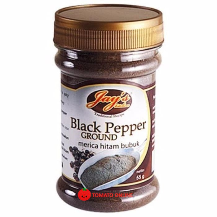 Jay's Jays Black Pepper Ground Lada Hitam Bubuk 55 gr / 55gr