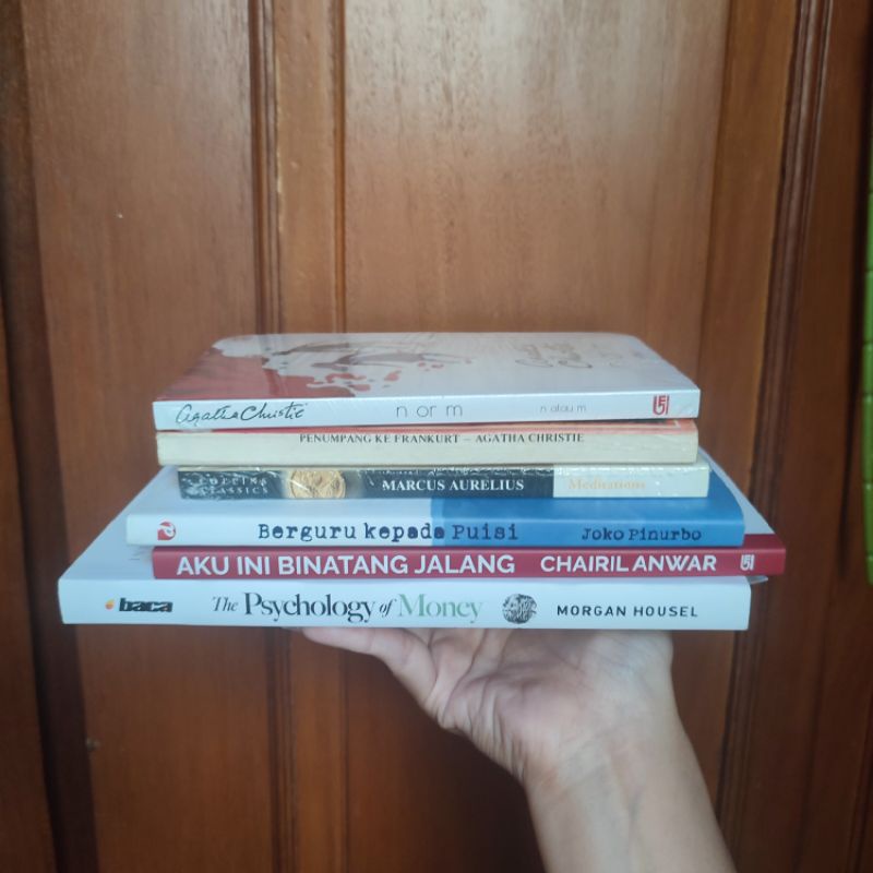 ayavintage - Buku Bekas (Psychology of Money, Meditation || Chairil Anwar, Joko Pinurbo, Agatha Chri