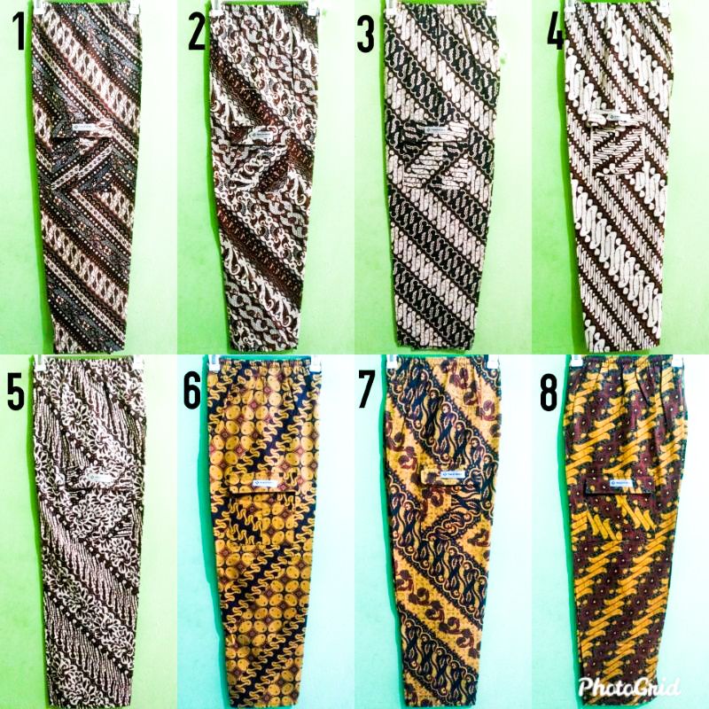 Ready celana boim pekalongan dewasa all size (M,L & XL) PC 97cm, LP 51cm - 108cm (Karet)