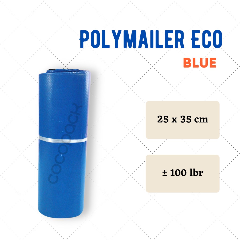 

POLYMAILER PLASTIK OLSHOP 25 X 35 CM BLUE EKONOMIS
