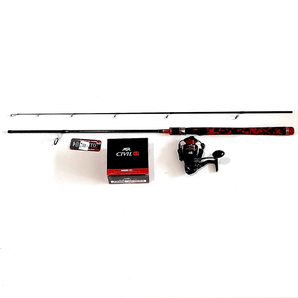 Set Pancing CARBON FULL FUJI Rekomendasi Untuk Mancing GALATAMA Joran 180 dan Reel POWER HANDLE