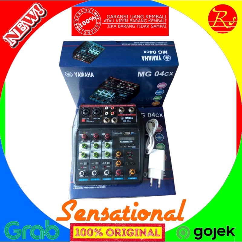 Mixer yamaha mg04cx 4 channel