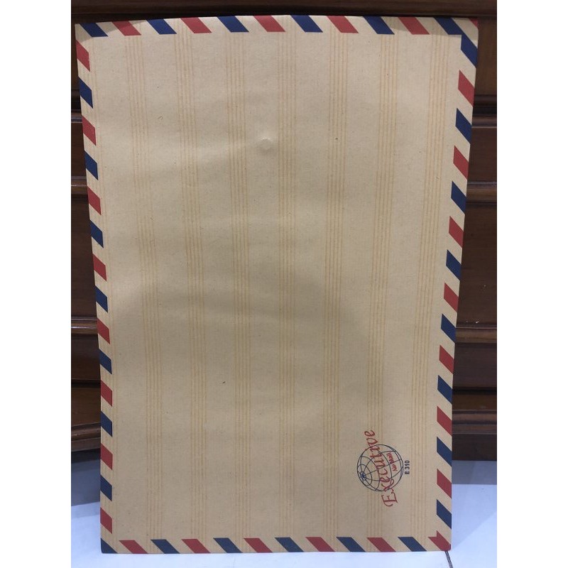 

HJK [50 pcs] Amplop Coklat Folio Tali 310 airmail